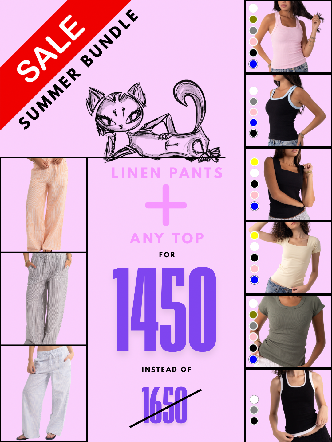 Linen Tops – Bundle Offer